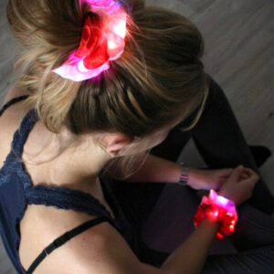 Led Scrunchie Pink